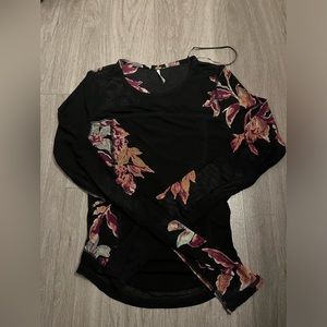 Free People black long sleeve